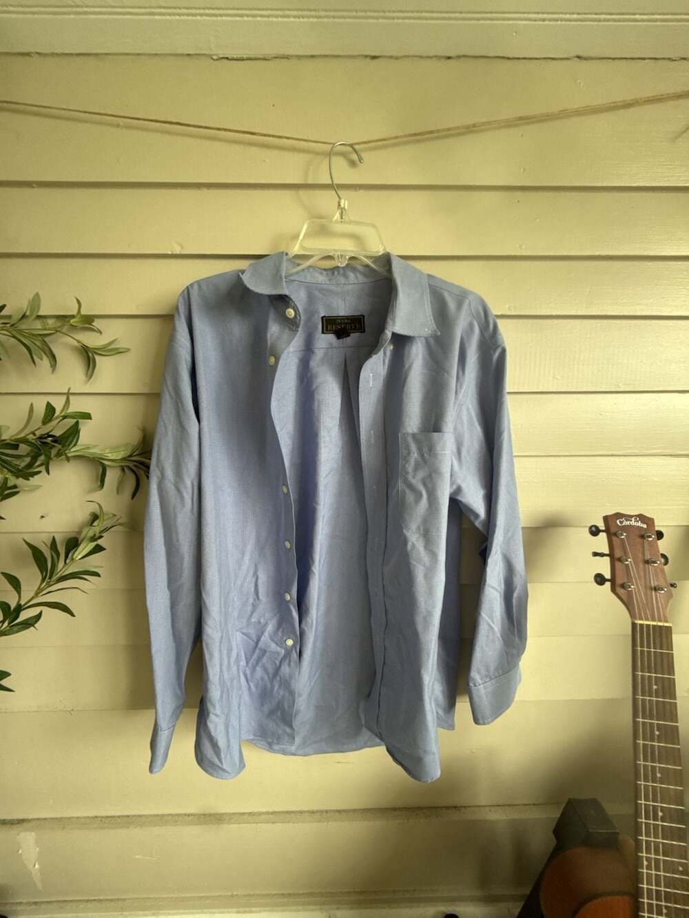 Jos. A. Bank Reserve Custom Long Sleeve Button-Down Dress Shirt, 100% Cotton